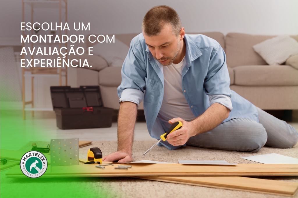 Imagem diz sobre a importância de escolher um montador profissional.